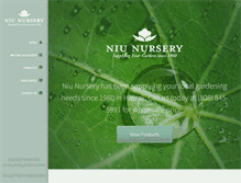 Tablet Screenshot of niunurseryhawaii.com